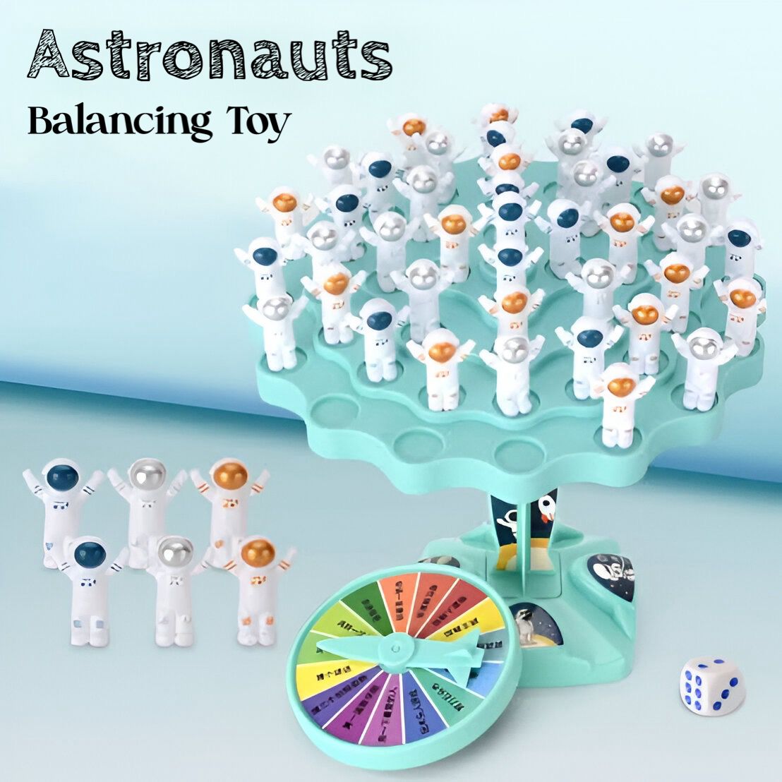 Balance Blocks Spaceman Kids Toy, Astronaut Balance Tabletop Game, Puzzle Stacking Assembling Educational Toy Balance Blocks Spaceman Kids Toy, Astronaut Balance Tabletop Game, Puzzle Stacking Assembling Educational Toy